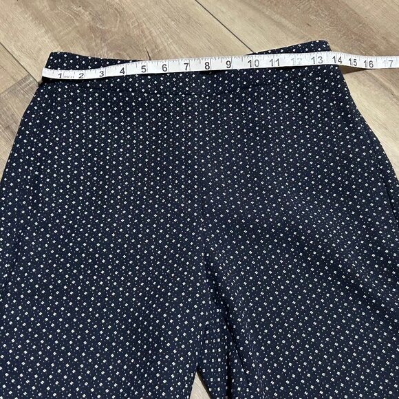 NEW J.CREW Easy Pants in Foulard Navy Print {H6527} Size 4 - Picture 9 of 12